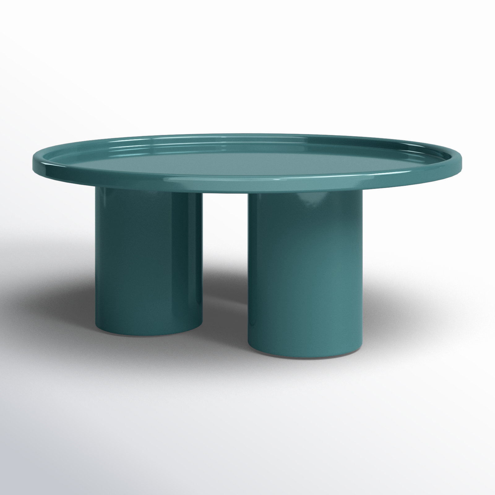 Isthia Single Coffee Table, Aegean Teal