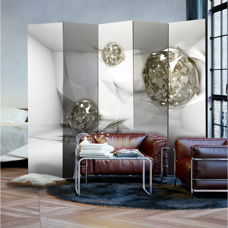 Arabella Solid Wood Folding Room Divider, 5
