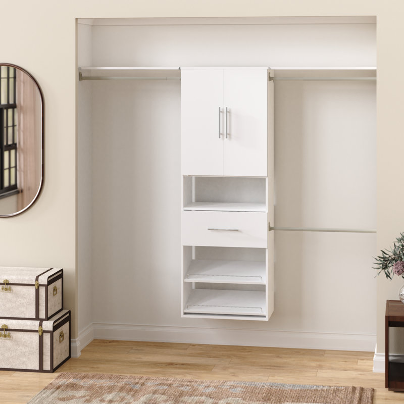 SuiteSymphony Hanging Tower Reach-In Set with Shoe Storage