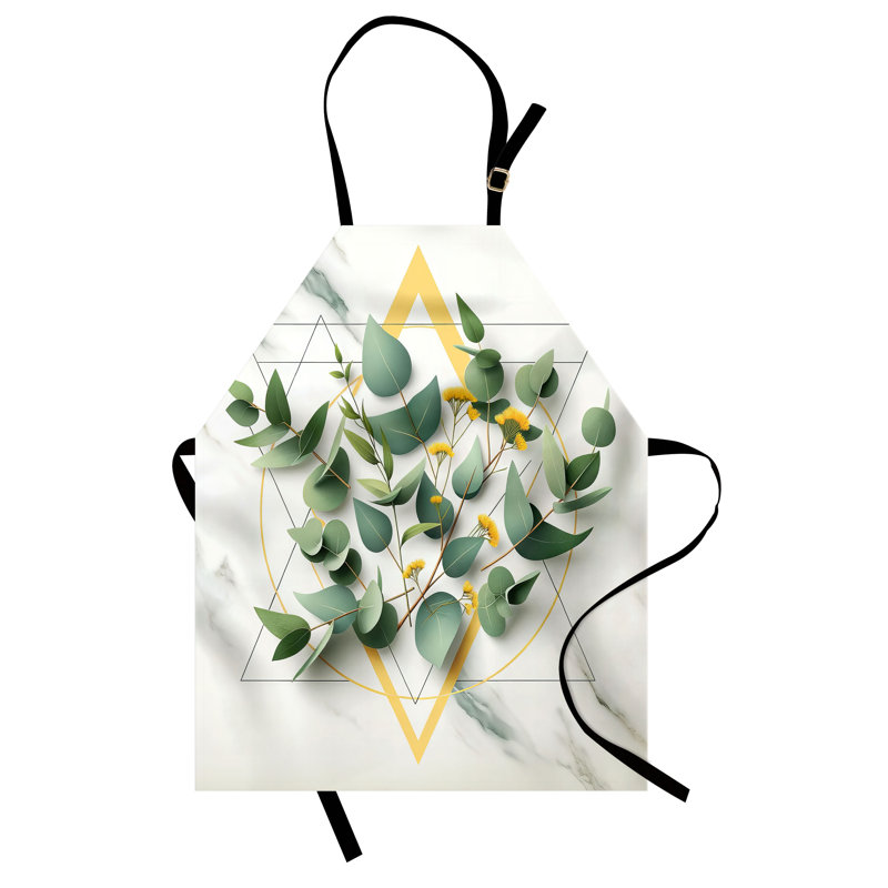 No Pattern Bib Apron