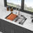 Stainless Steel Ledge Workstation Kitchen Sinks