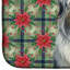 Tapis de vaisselle Beared Collie Christmas PoinsettIas