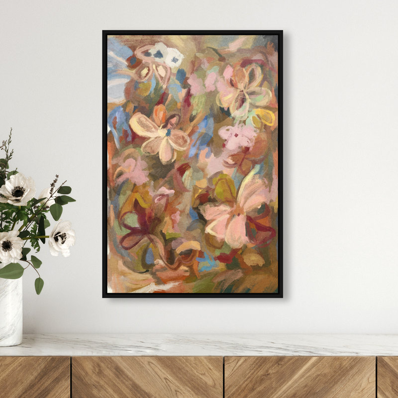 Moving Eden II Print by Oliver Gal, 25"H x 17"W, Black Floater Frame