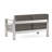 Caggiano 80.85'' Wide U-Shaped Metal Patio Sectional with Cushions