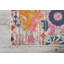 Tapis argenté / orange / rose Justien-32973635