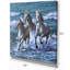 «Three Horses Courir en bord de mer», peinture-29489982-35111559