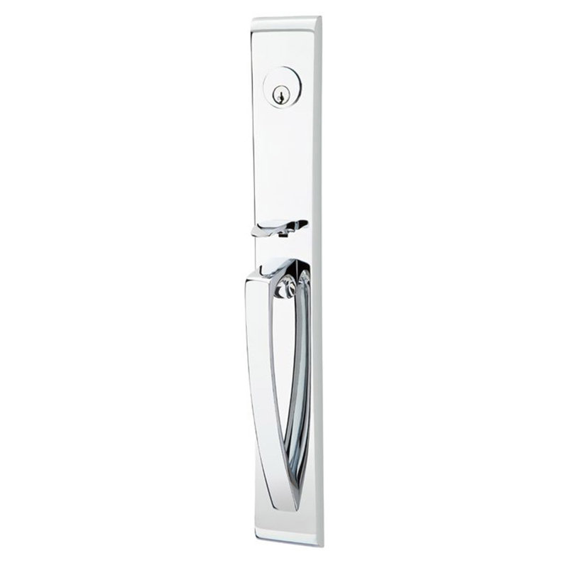 Hera Entry Set, Polished Chrome, Melon Knob, Left Handed