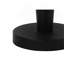 Lighting, ensemble de 2, H 24 po, lampe de table, port USB inclus, métal noir, abat-jour ivoire / crème, contemporain