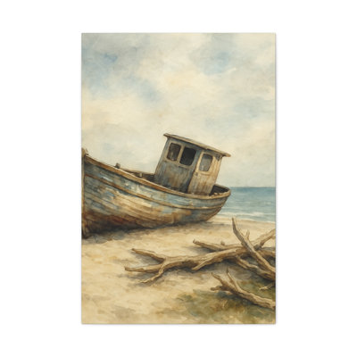 Aaroon Single Picture Frame Print on Canvas
