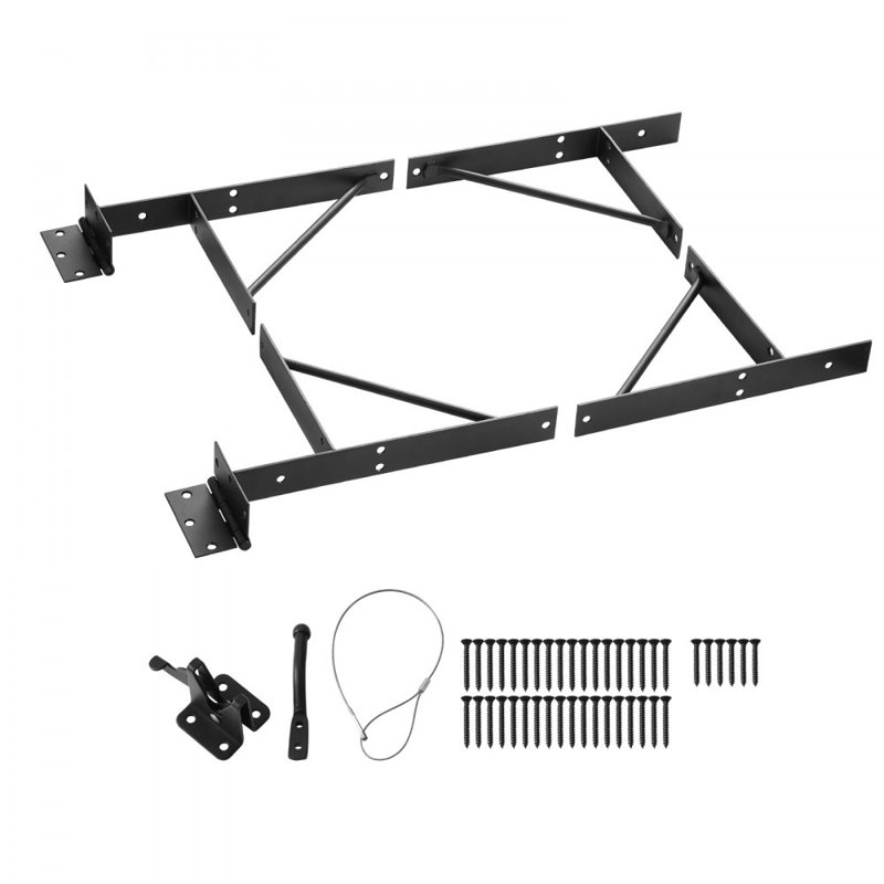 VEVOR Black Iron Gate Frame