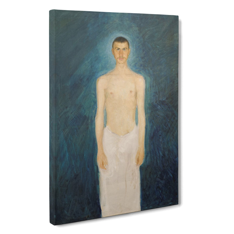 Self-Portrait Vol.3 by Richard Gerstl - Wrapped Canvas, 50cm H x 35cm W x 3cm D