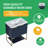 Millur 30'' Single Bathroom Vanity with Resin  Basin Top,2 Soft Close Doors and Open Shelf-499669202-499669201