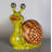 Comic Female Snail Over Sized Statue