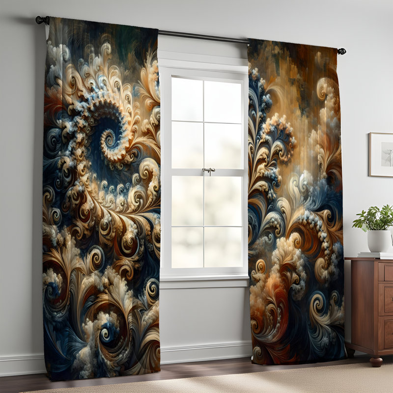 Window Curtains, 56" W x 78" L