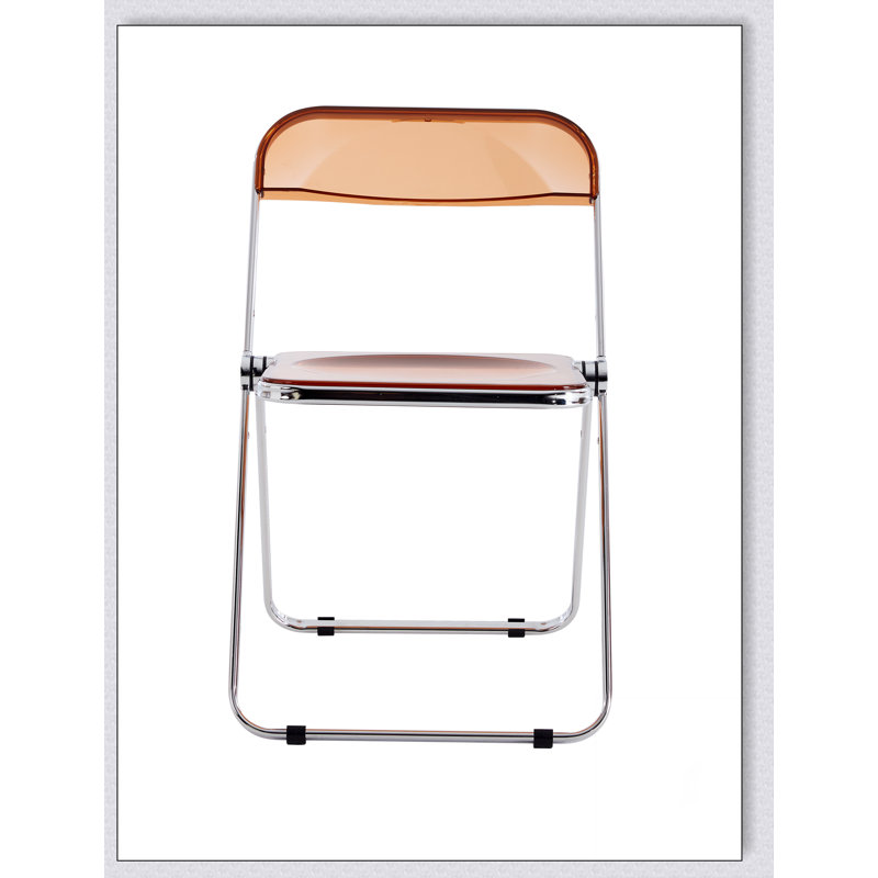 Chaise d'appoint avec structure en acier, plastique