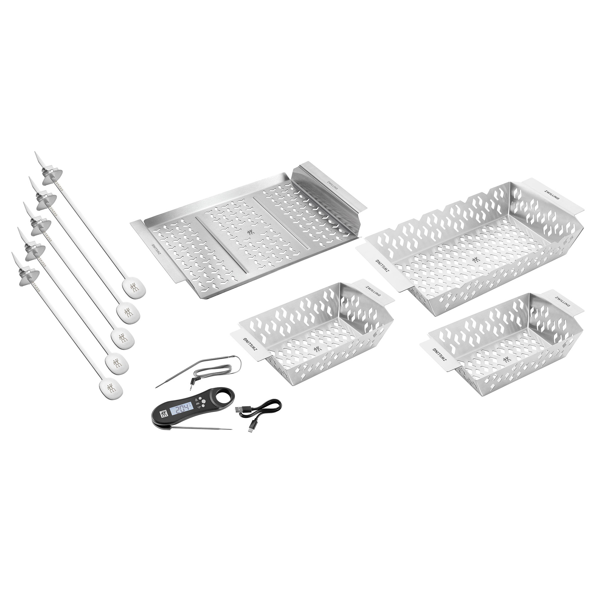 ZWILLING J.A. Henckels BBQ+ 10 Piece Dishwasher Safe Stainless Steel