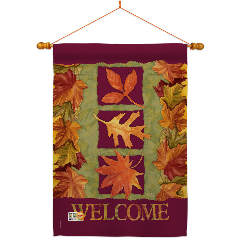 Double Sided 40'' H x 28'' W Polyester Thanksgiving Flag Set