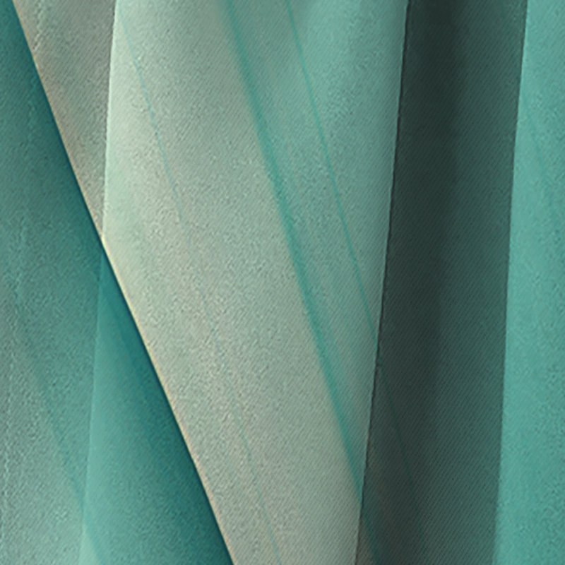 Teal Twist Tranquility Spiral III - Rideau en spirale - Rideau abstrait occultant - 1 panneaux, L 52 po x L 90 po