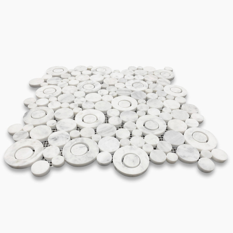 12" x 12" Marble Random Mosaic Wall & Floor Tile