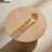17.7" Round Fluted Side Table - Mid-Century Oak Accent Table, Versatile Circle Design For Living Room Or Bedroom (Multiple Size/Colour Options)
