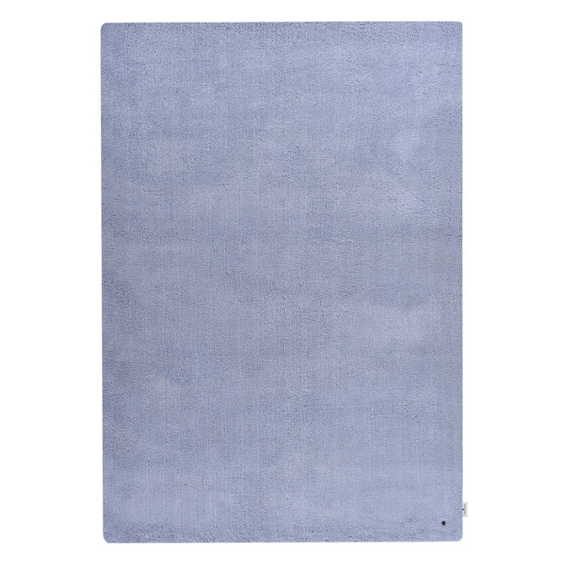 Solid Colour Hand Woven Area Rug, Rechteckig 65 x 135 cm