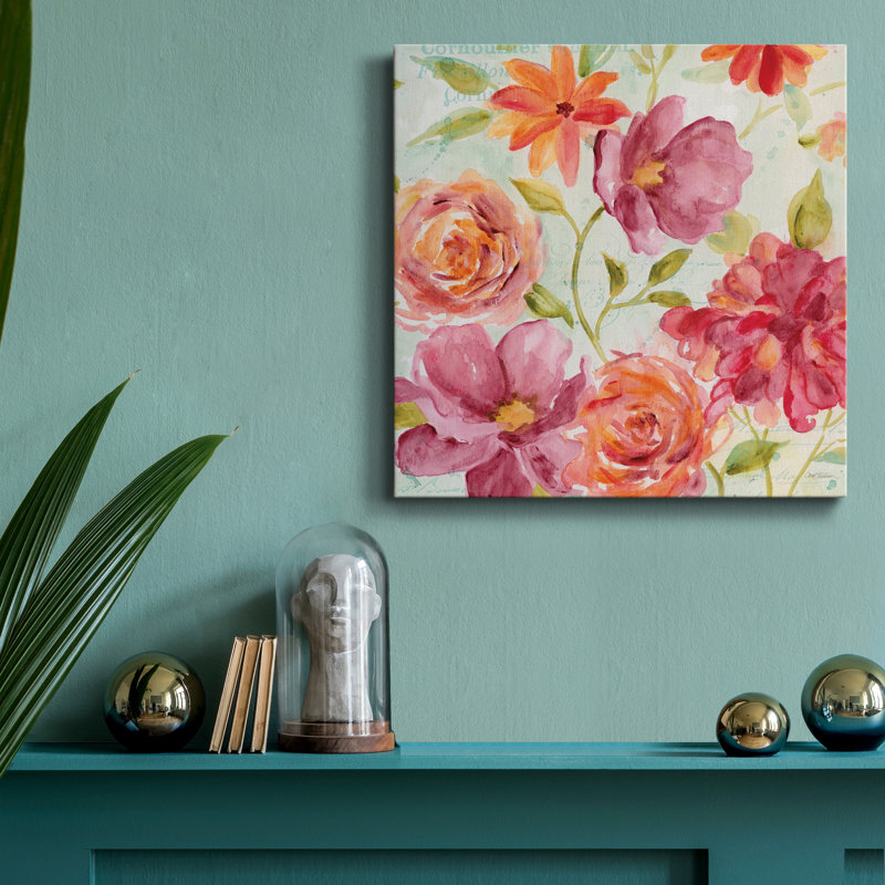 «Warm Af après-midi II», reproduction d'art sur toile tendue, H 10 po x l 10 po x P 1,5 po