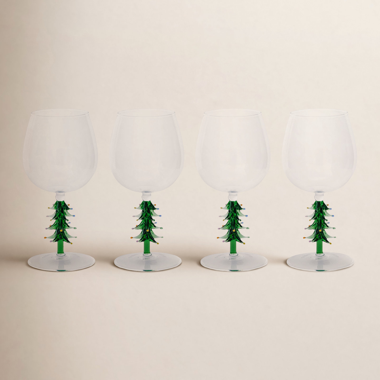Leihlani Wine Glass, Green
