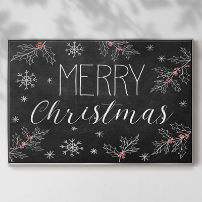 Tableau noir «Merry Christmas»