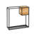 Metal Wall Shelf with Wood Box