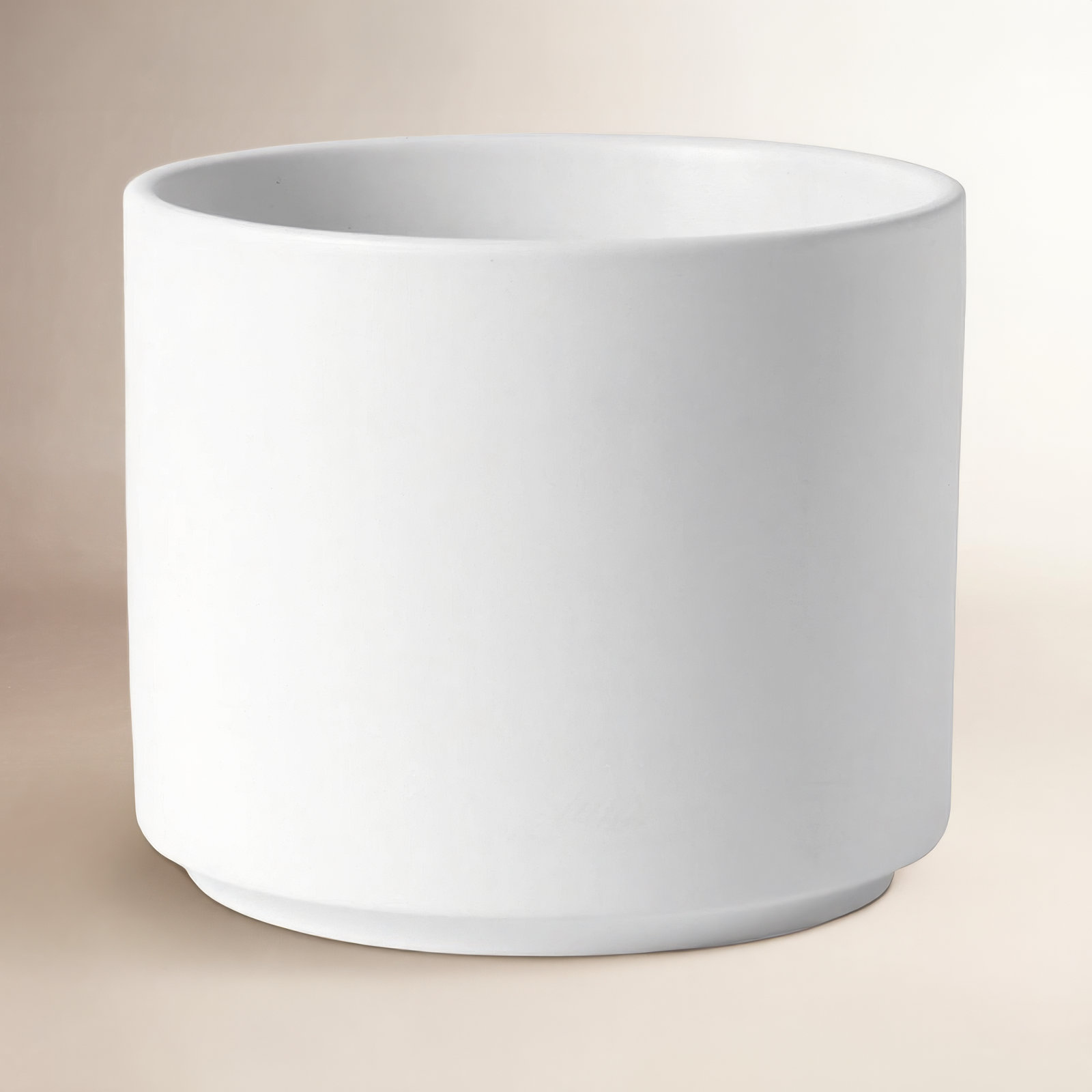 Ceramic Pot Planter, White