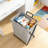 Grey + Brown,2Pcs,Foldable Laundry Hamper Basket With Handles, Collapsible Clothes Storage Organizer For Bathroom, Bedroom, And Home Use