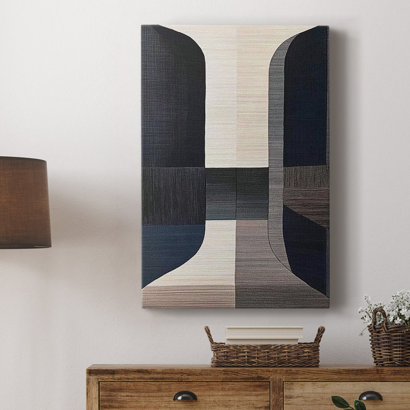 ABSTRACT Series DCL XXIV - Cavas de galerie sur mesure, H 60 po x l 40 po