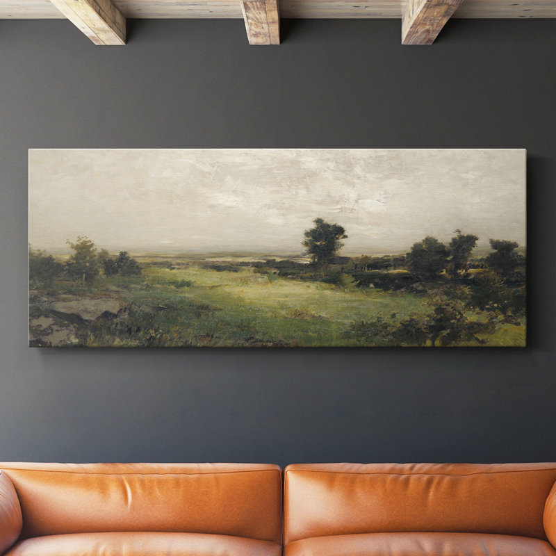 Série paysage - DCCDXIX - Toile tendue avec châssis - Prêt à accrocher, H 20 po x l 50 po