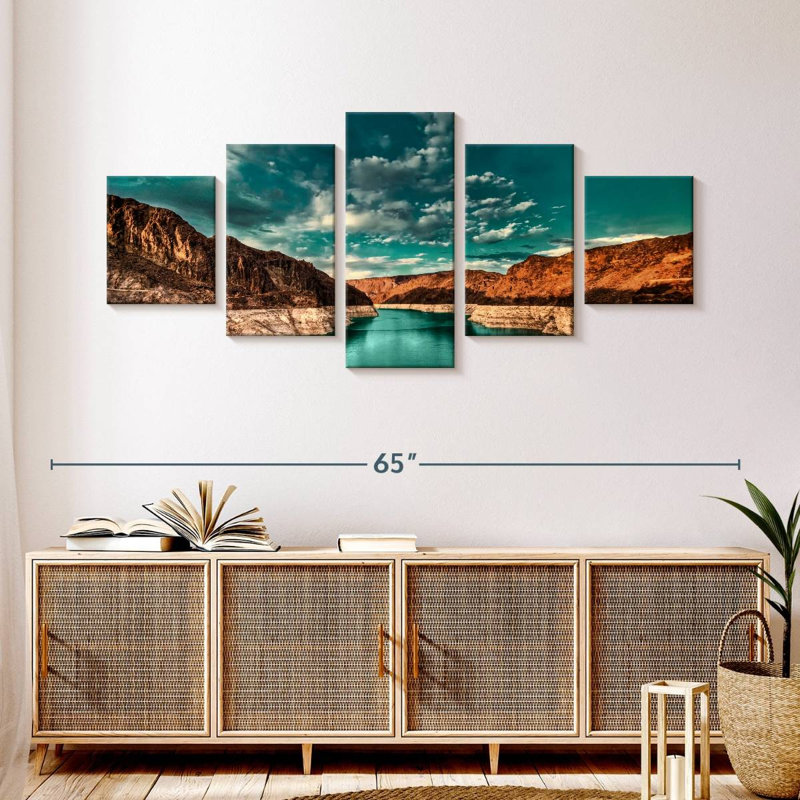 Hoover Dam Lake, 24" H x 55" W