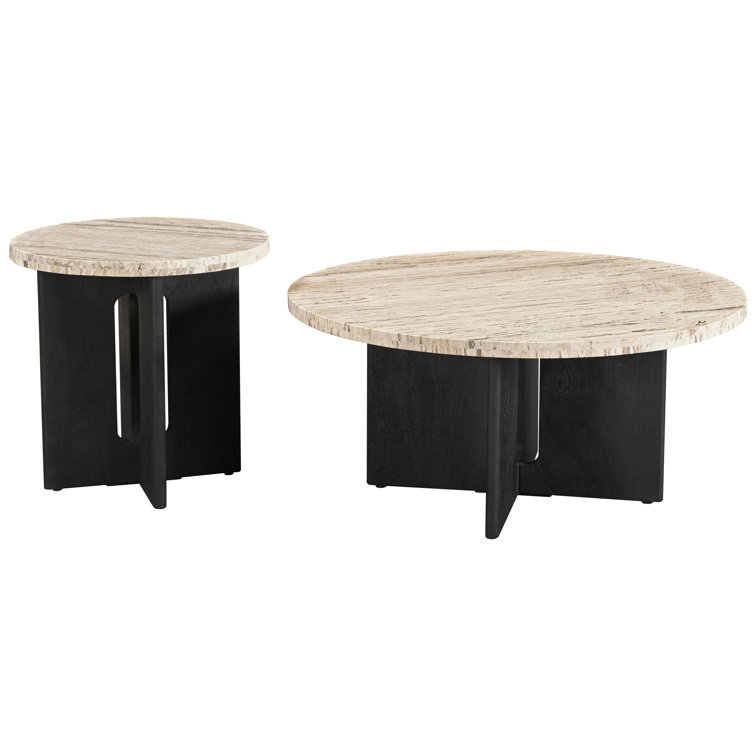 Ensemble de tables basses 2 pièces Fabrique