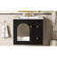 Meuble-lavabo de 61 cm (24 po) pour salles de bain confortables, montage mural, lavabo en céramique, tiroir de rangement astucieux, installation facile, style moderne, compatible avec les petits lavabos, installation et rangement pratiques.