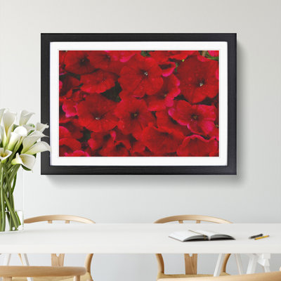 Seeing Red Flowers - Picture Frame Graphic Art
