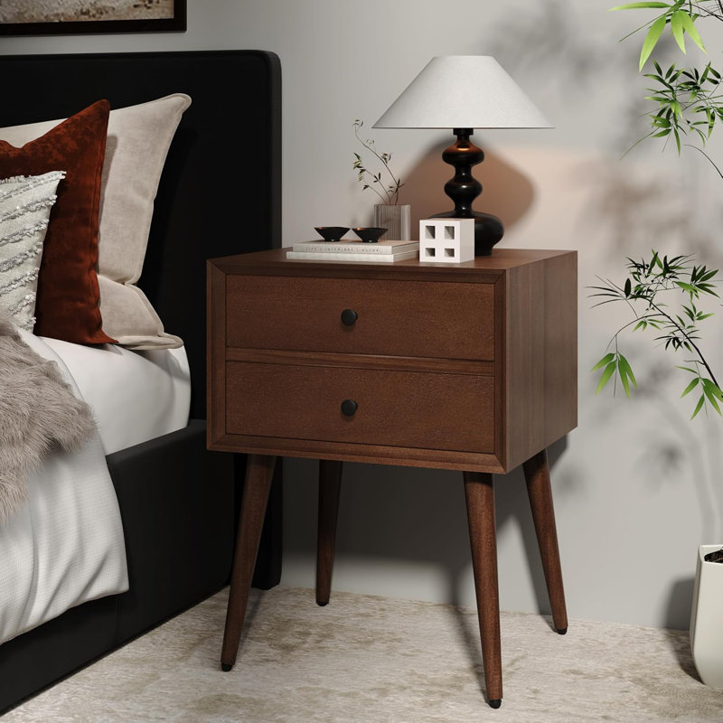 Armoire moderne en bois d'acacia