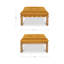 Repose-pieds Costello brun clair-2078848857