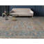 Oriental Area Rug in Blue/Light Red