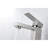 Waterfall Spout Bathroom Tap, Single Handle Stainless Steel Faucet In Brushed Nickel, Excellent Quality For Durability, To Corrosion And Fingerprints, Quiet Splash- Water Discharge Efficacy Vanity-121627708