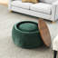 Repose-pieds rond avec rangement - Table de bout et repose-pieds 2 en 1-1704917503