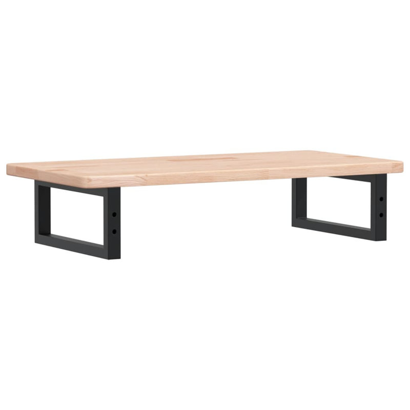 Bracket Shelf, 2.5cm H x 80cm W x 40cm D, Brown/Black