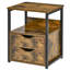 Table de bout avec 2 tiroirs HOMcom