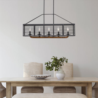 Elk 5 - Light Kitchen Island Linear Pendant