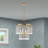 4 - Light Dimmable Drum Chandelier-1645923104