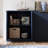 67" Fluted Sideboard Buffet Cabinet With Storage, Large Buffet Cabinet With 6 Doors For Kitchen And Living Room-1656047503