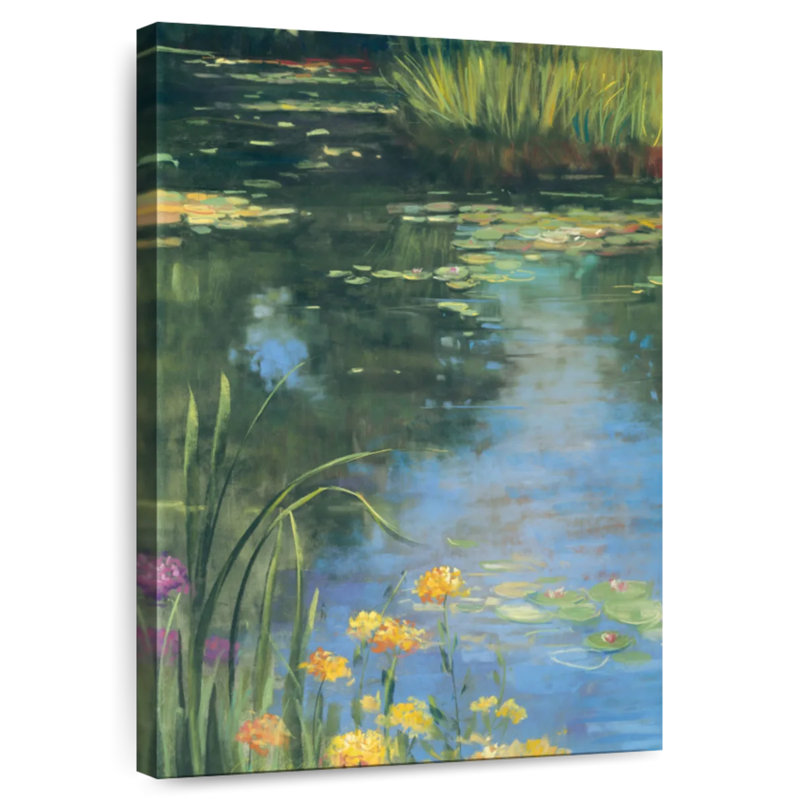 Alvord Garden Pond II, 30" H x 20" W