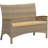 48'' Wide Metal Loveseat with Cushions