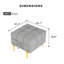 Leather Storage Ottoman-516514043